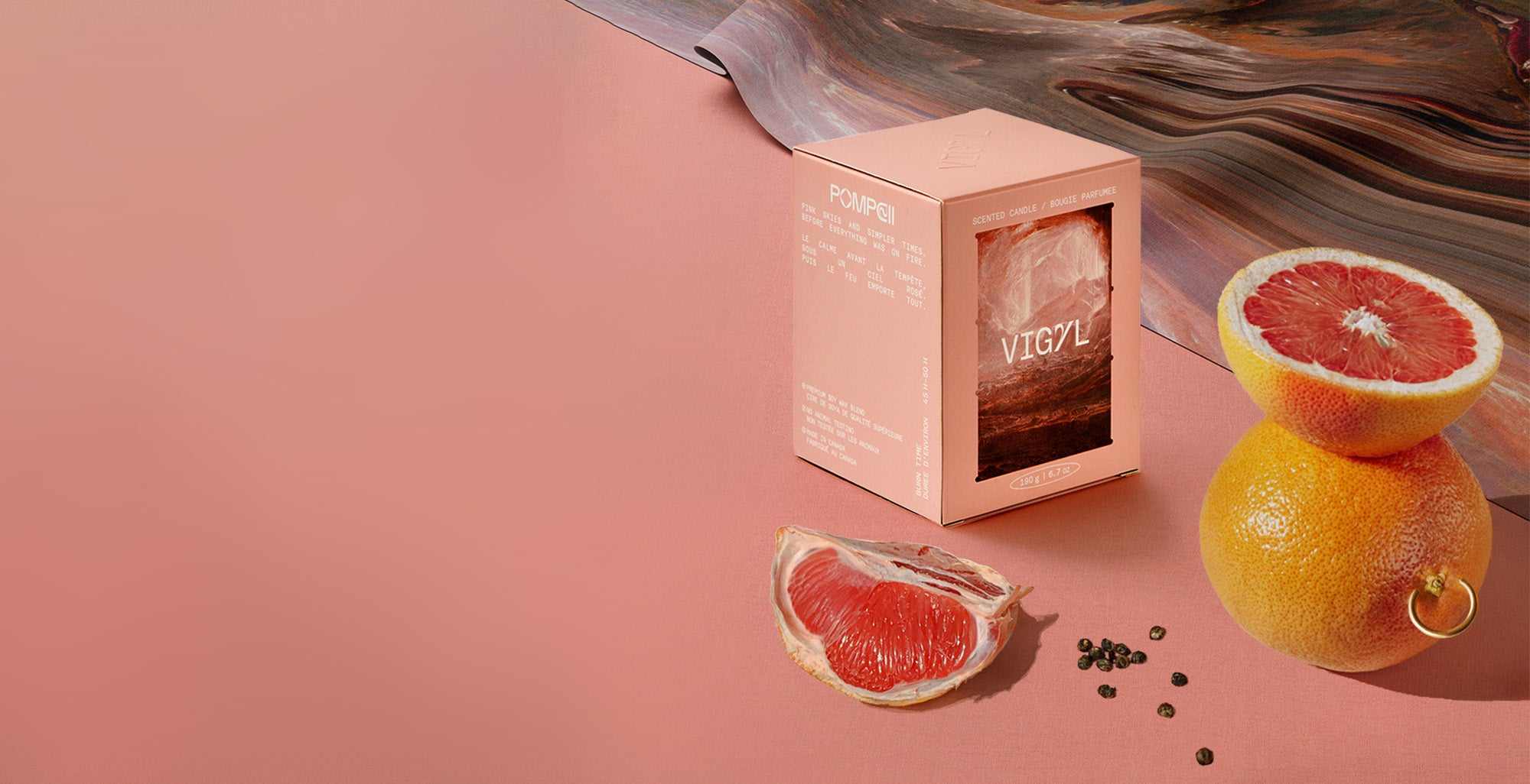 Unveiling The VIGYL Pompeii Candle: A Juicy Journey For The Senses